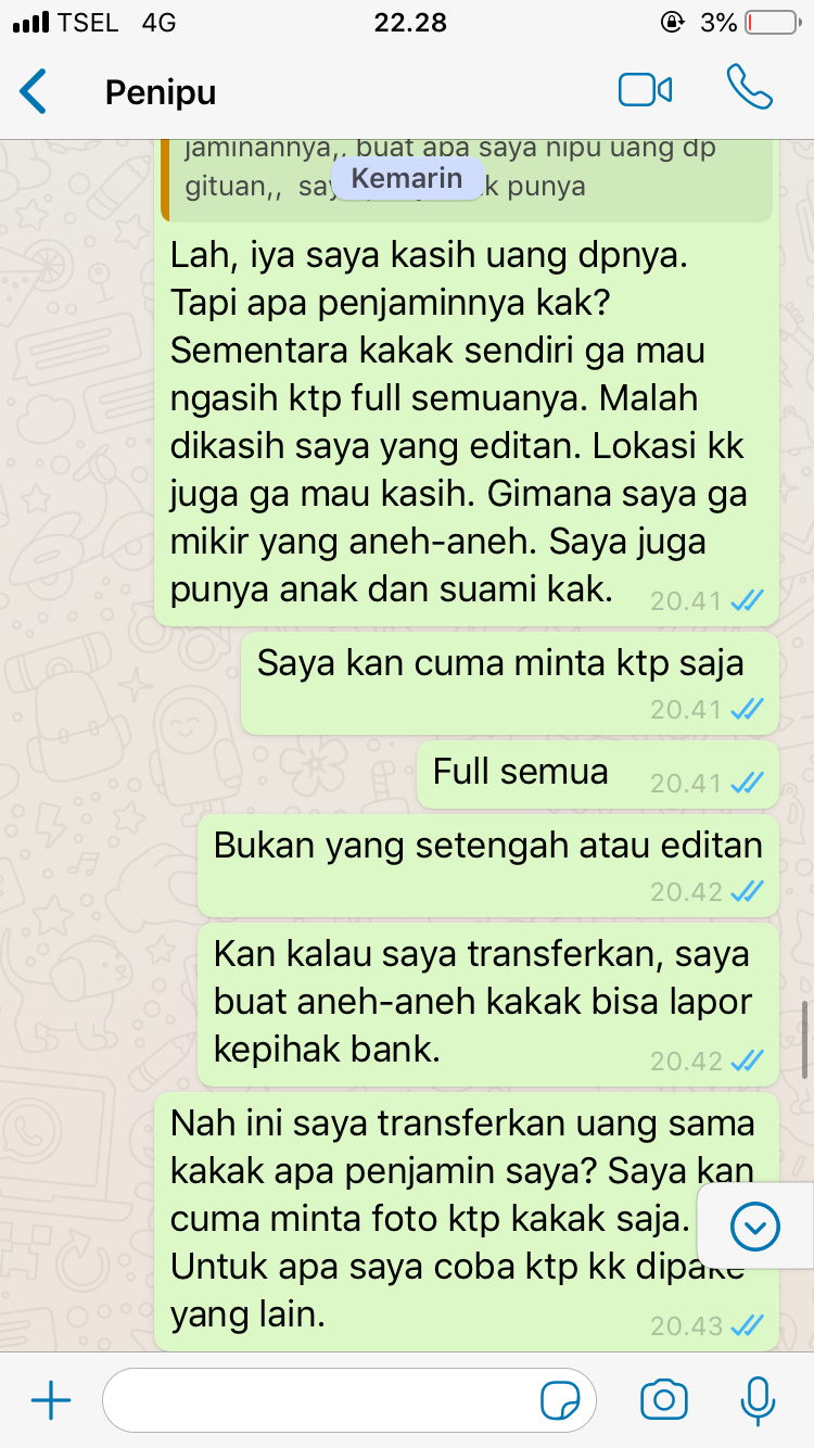 Modus penipuan online
