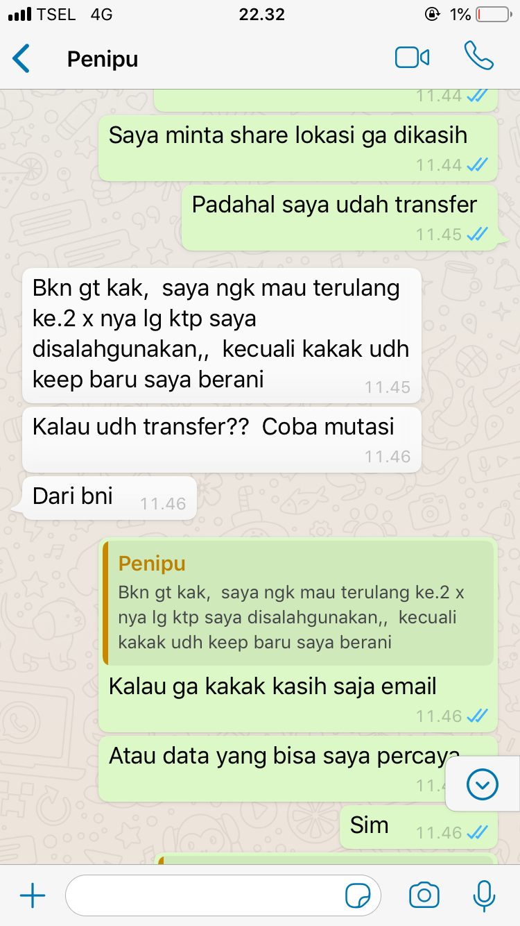 Penipuan Online (part 2)