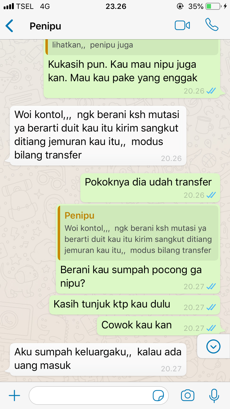 Penipuan Online (part 2)