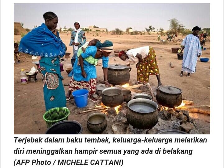 Terperangkap dalam perang Sahel, penduduk desa Mali melarikan diri ke ketidakpastian