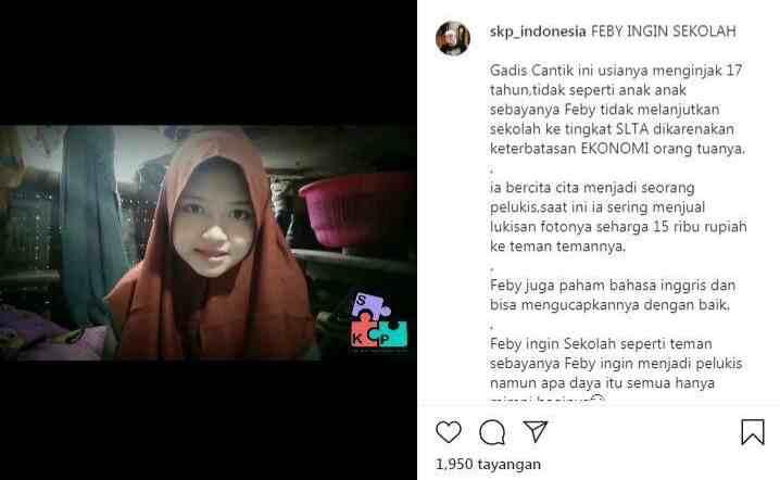 Pandai Melukis dan Bahasa Inggris, Gadis Cantik Ini Harus Putus Sekolah &amp; Jualan Kopi