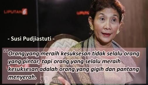 Kata Bijak dari Bu Susi yang Mendekam dalam ingatan