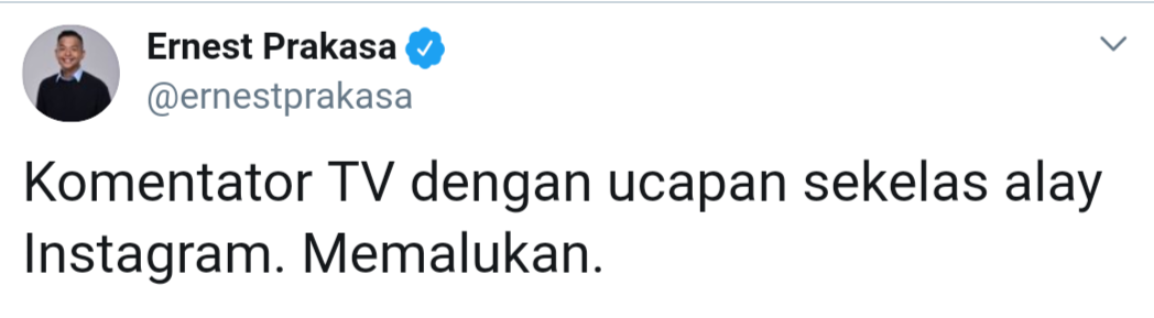 Komentator Bola Liga 1 Ini Mengeluarkan Komentar Tidak Wajar Dan Kontroversial