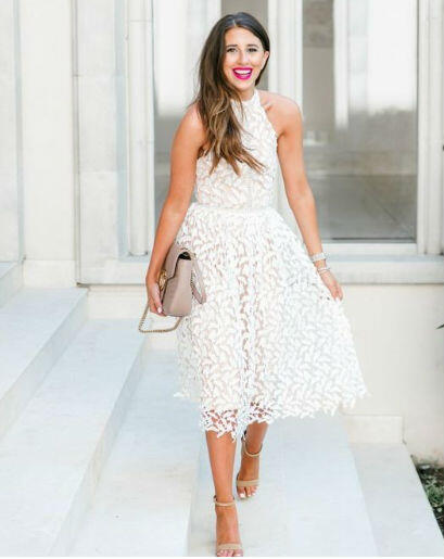 Inspirasi Outfit yang Cocok untuk Bridal Shower, Serba Putih!