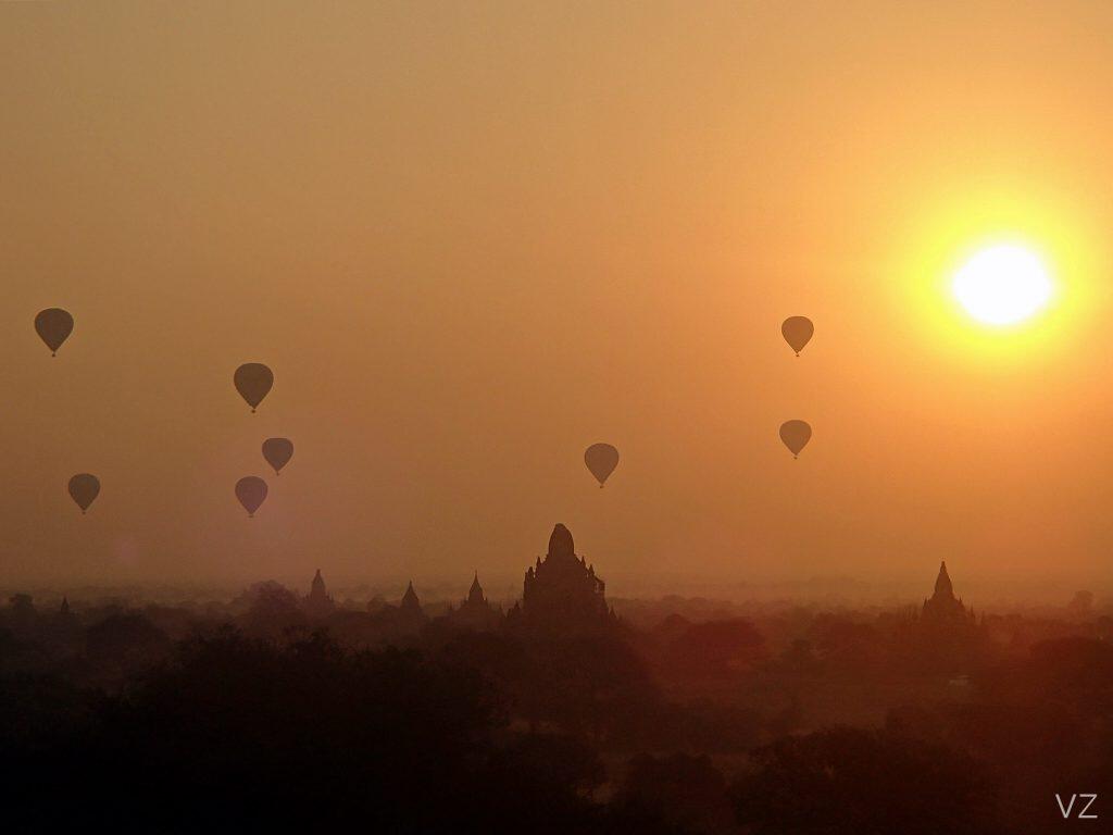 Melihat Matahari Terbit di Bagan Myanmar