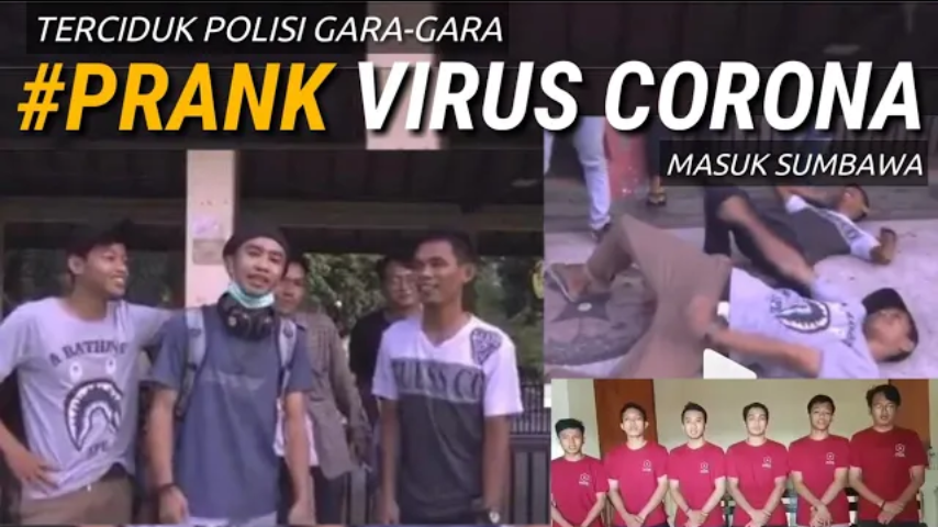 Ga Lucu! Pembuat Video Prank Virus Corona Diciduk Polisi