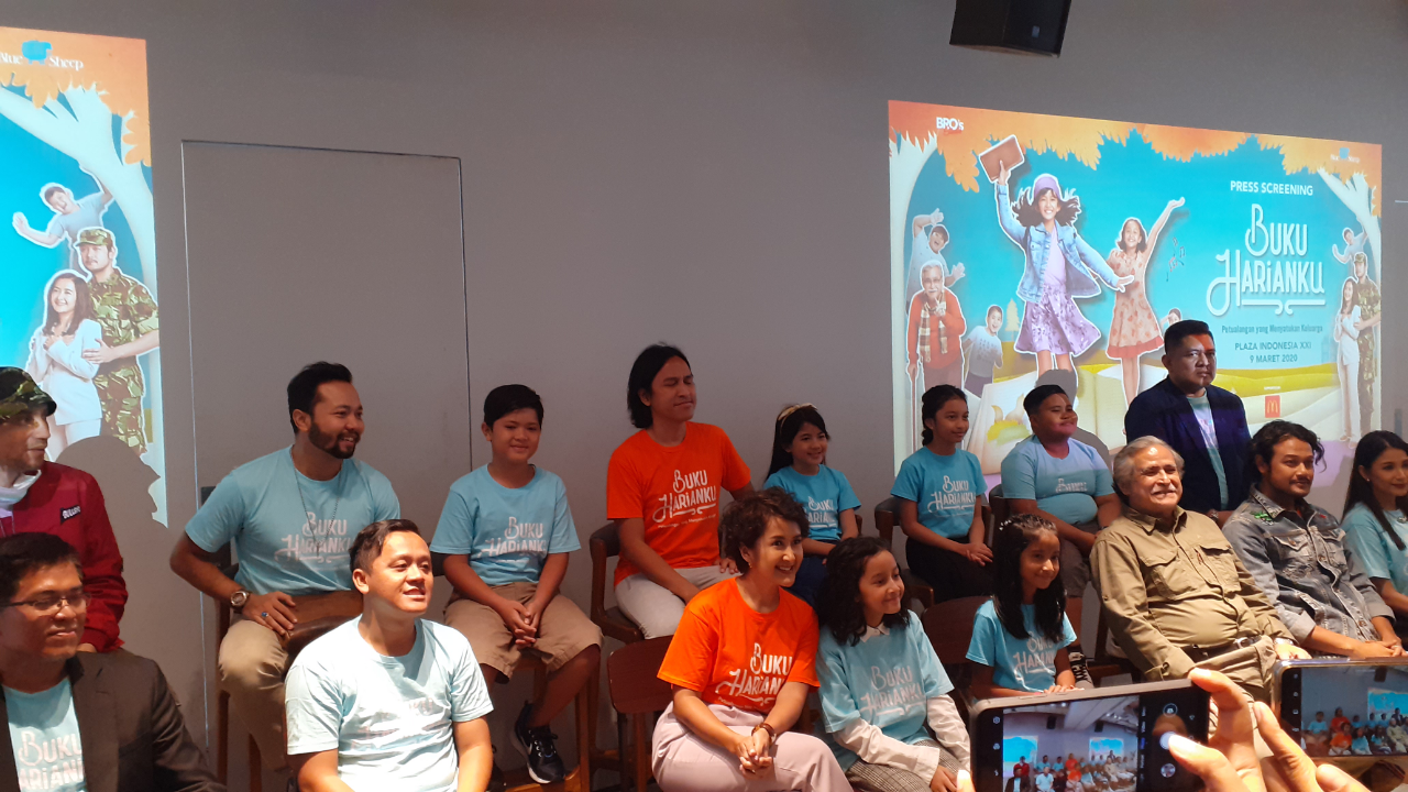 Launching Perdana Film Bioskop Keluarga "BUKU HARIANKU" (Tayang 12 Maret 2020)