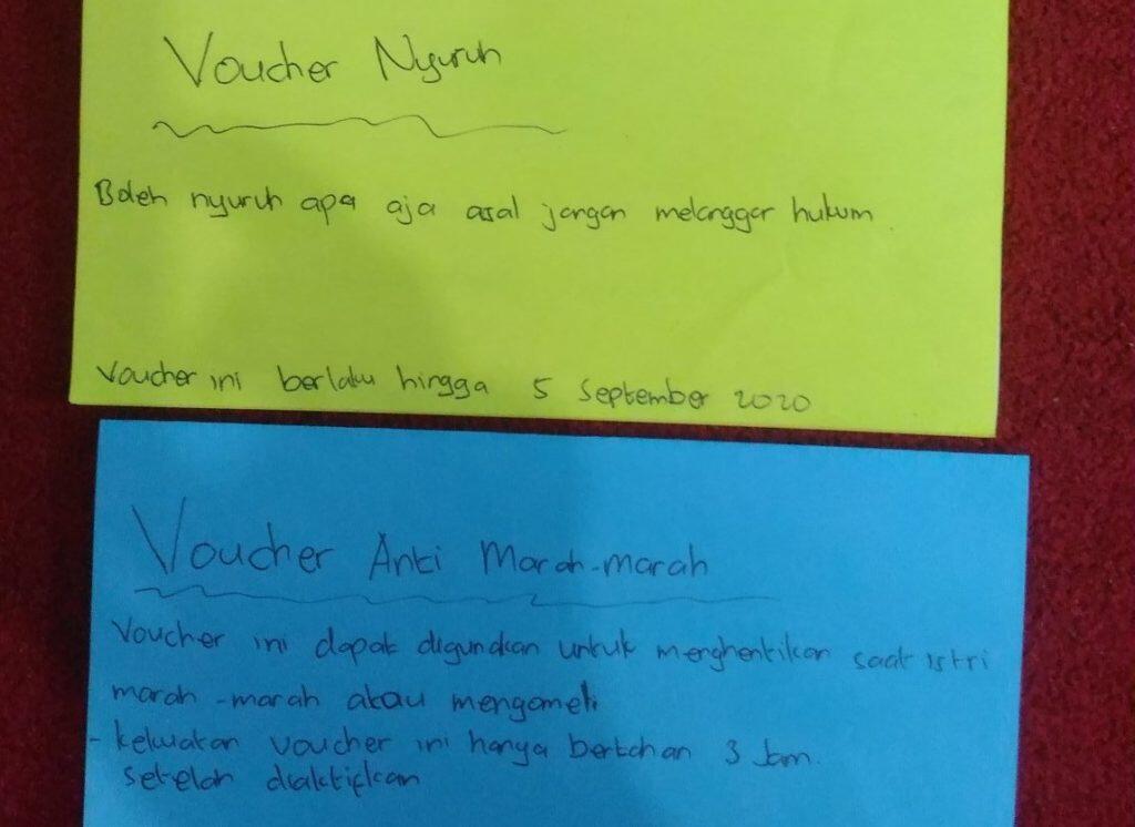 Viral! Wanita Ini Kasih Kado Ultah Unik untuk Suami, Ada Voucher Anti Marah-marah