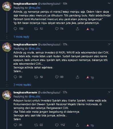 Marak Penipuan Berkedok Syariah, Gus Nadir Minta Saran Tengku Zul