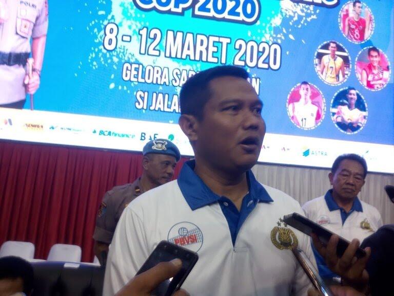 Laga Pertandingan Bola Voli Kapolresta Cup 2020
