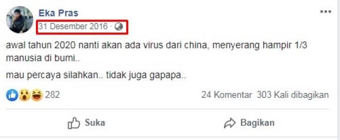 Santri Ini Ramal Virus Corona Sejak Tahun 2016, Fakta Atau Cuma Hoax?