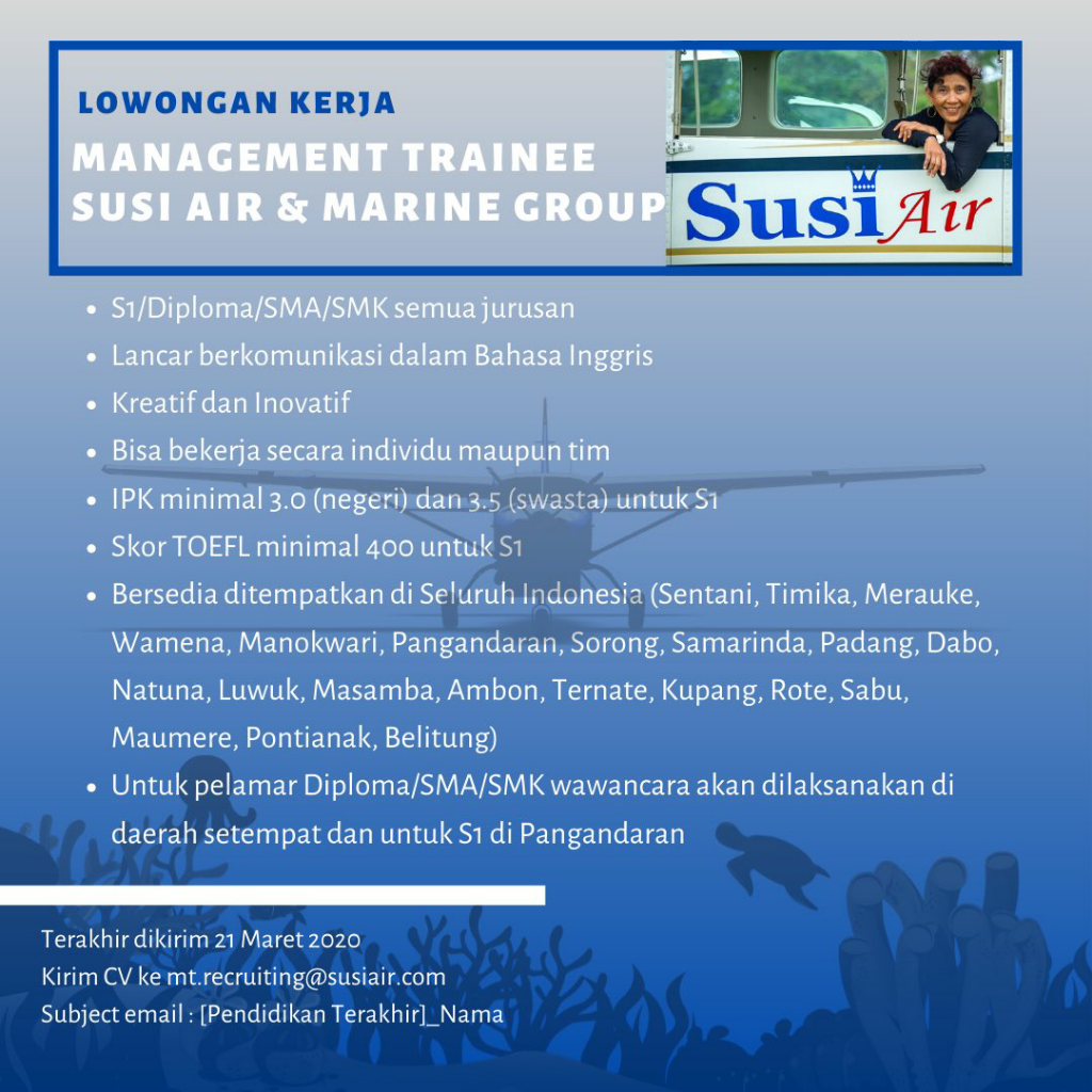 Interview di Pangandaran, Perusahaan Susi Pudjiastuti Buka Lowongan Kerja