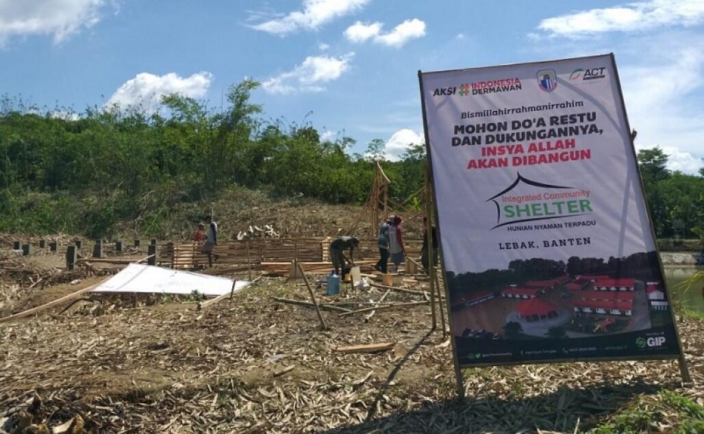 Pengungsi Masih Terlunta, ACT Dirikan Hunian Sementara Bangun Lebak Kembali