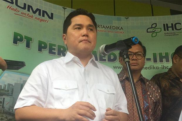 Minta RS BUMN Bikin Ruang Khusus Corona, Erick Thohir: Jangan Pikir Untung-Rugi