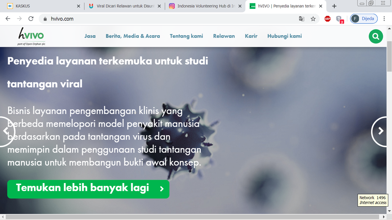 Dicari Relawan untuk Disuntik Virus Corona. Bayarannya Rp 64 Juta Lebih!
