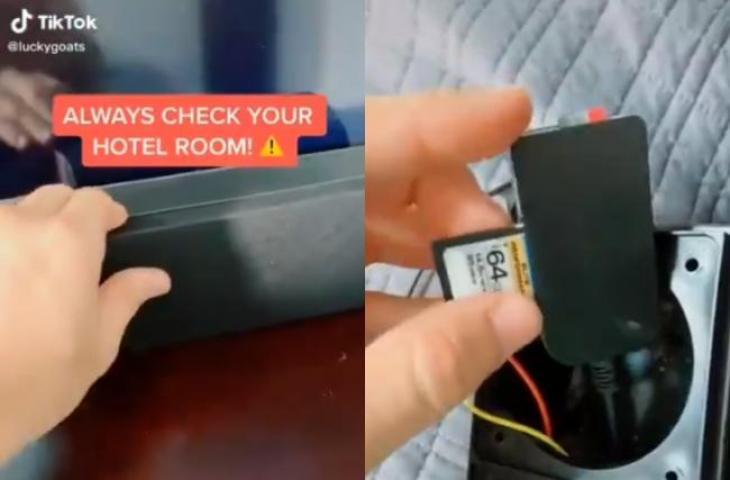 TikTok Di 'KAMAR HOTEL', Pria Ini Temukan Kamera Tersembunyi Dalam Speaker !