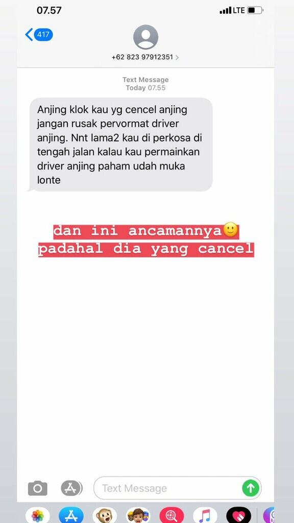 Keterlaluan! Driver Ojol Ini Mengancam Ingin Memperkosa Penumpangnya