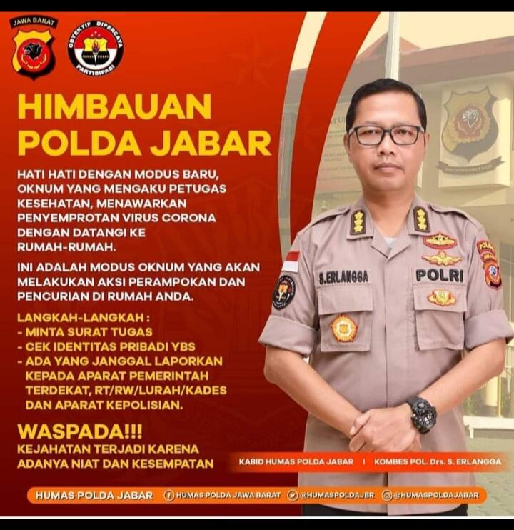 Waspada! Ini Himbauan Kepolisian Tentang Modus Baru Kejahatan Memanfaatkan Isu Corona