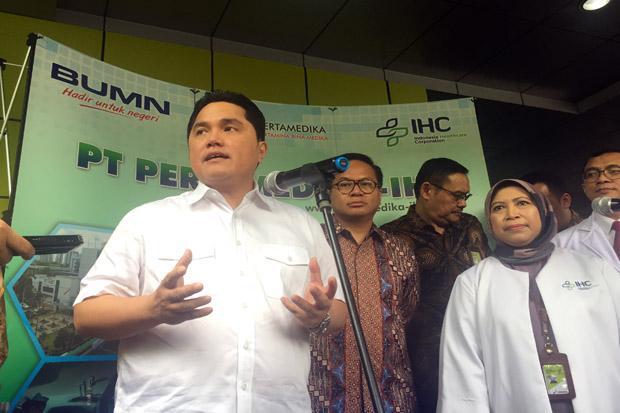 Erick Tegaskan 65 RS BUMN Siap Layani Pasien Corona