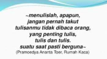 Mau Nulis Males? Jangan Sampai Kita Mati Hanya Meninggalkan Tulang!