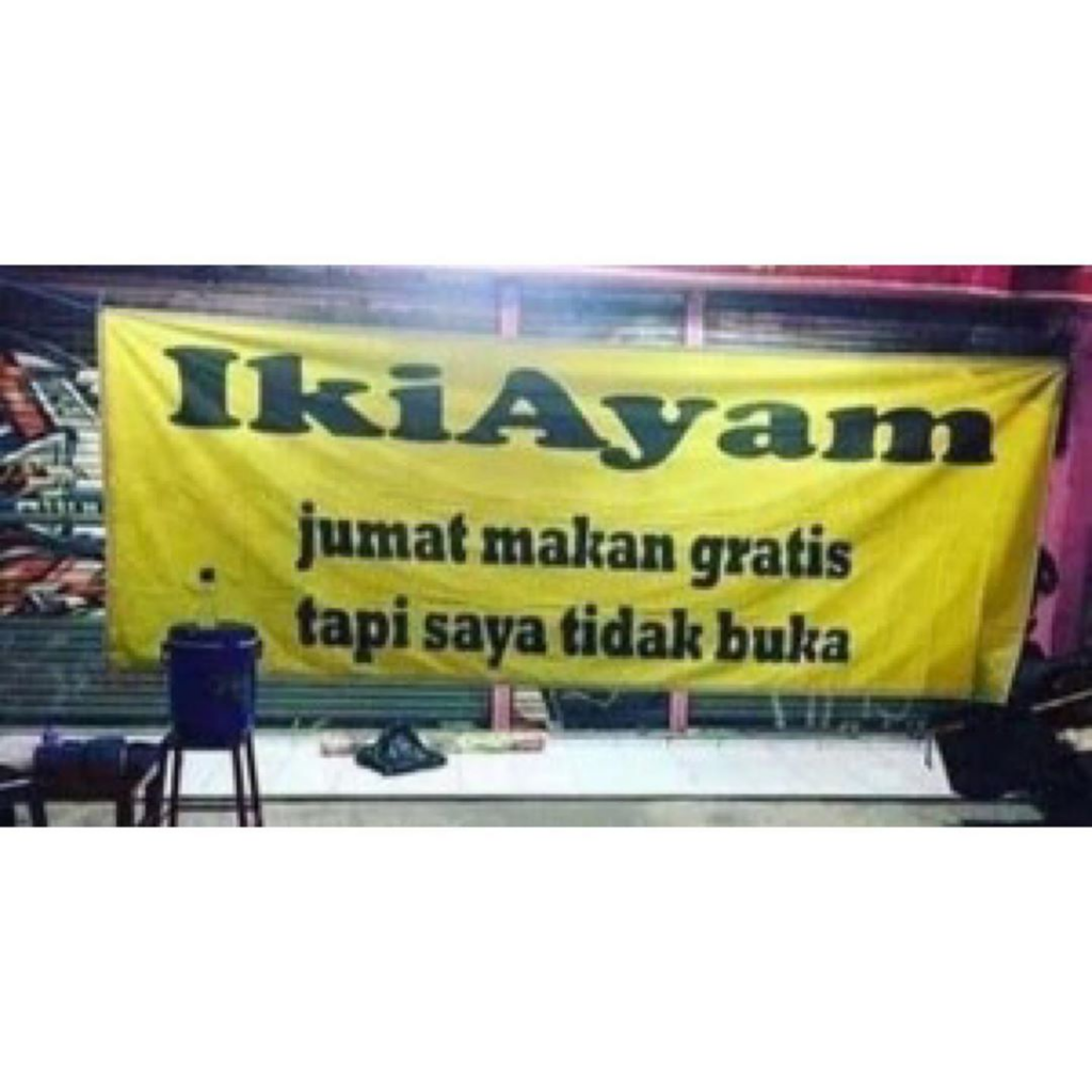 Deretan Spanduk Yang Dibuat Oleh S3 Marketing Ini Malah Bikin Ngakak!