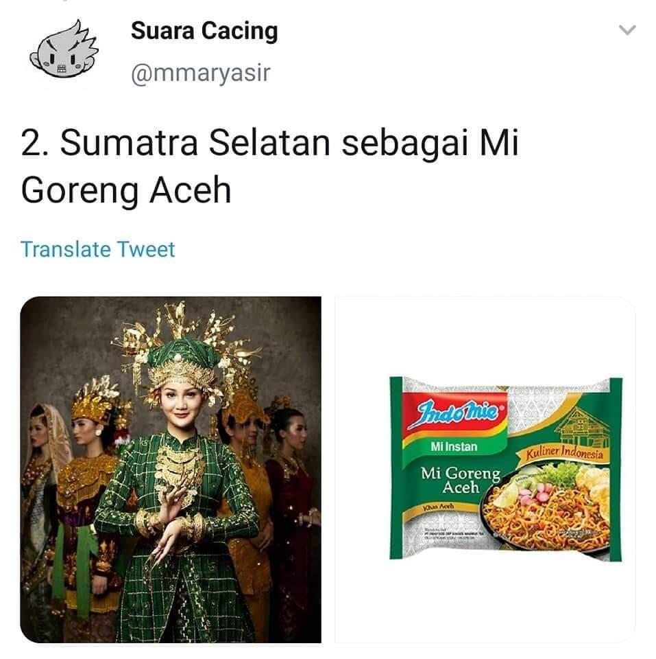 Kreatif ! Cocoklogi Penampilan Putri Indonesia Dengan Varian Rasa Mie Instan