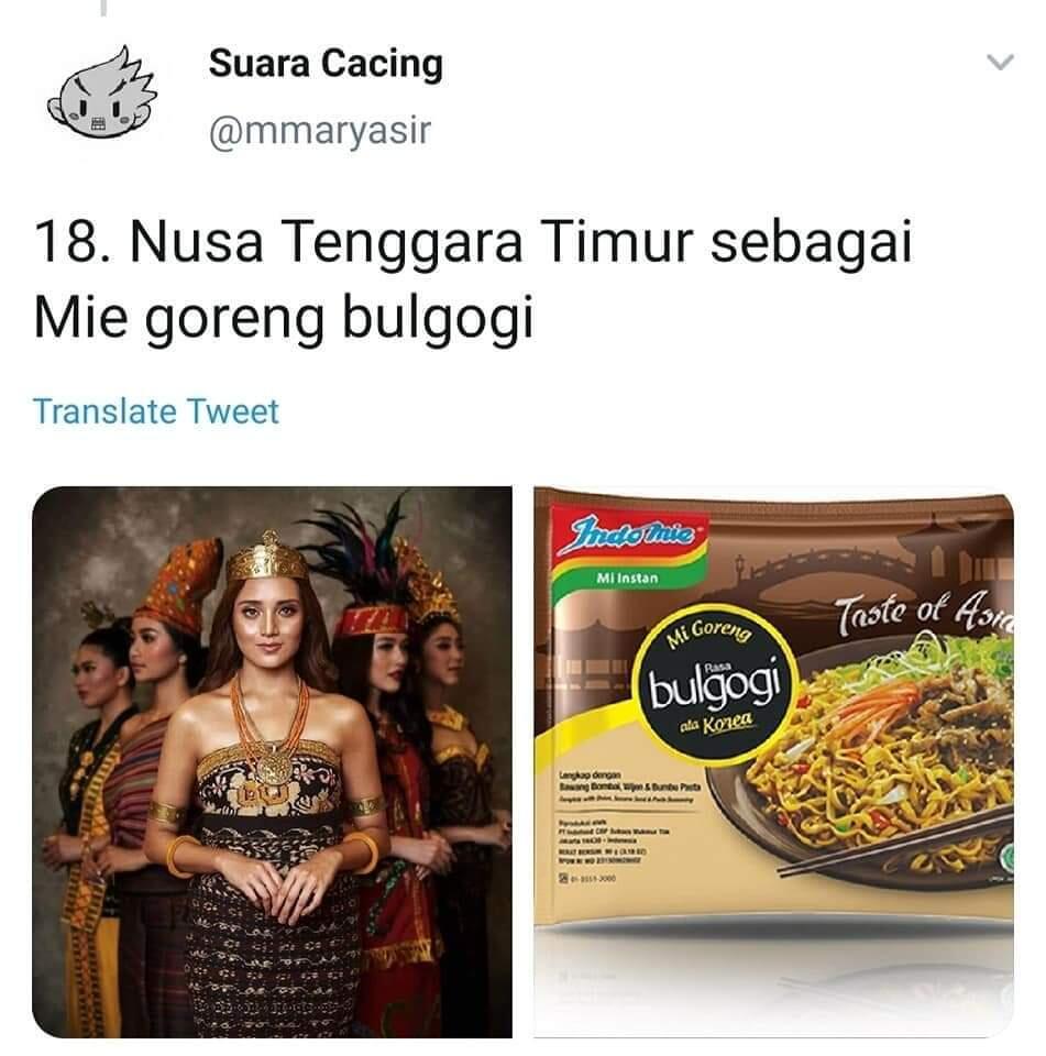 Kreatif ! Cocoklogi Penampilan Putri Indonesia Dengan Varian Rasa Mie Instan