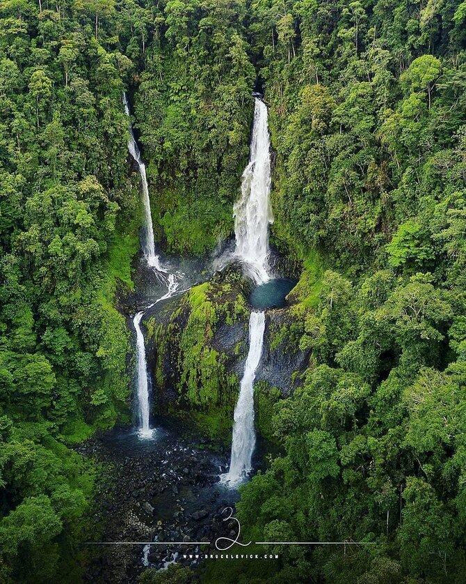 &#91; COC Regional : Lokasi Wisata &#93; Air Terjun Curug Sembilan Bengkulu Utara