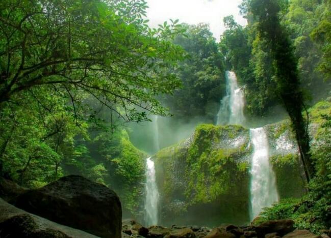 &#91; COC Regional : Lokasi Wisata &#93; Air Terjun Curug Sembilan Bengkulu Utara