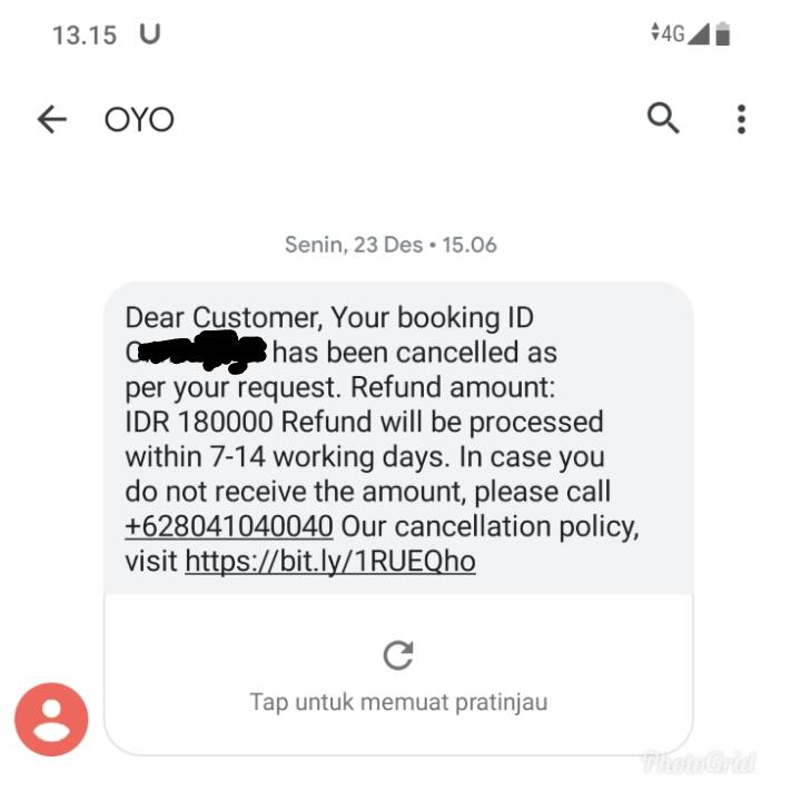 HARUS MENUNGGU PROSES REFUND OYO ROOMS HINGGA KIAMAT?