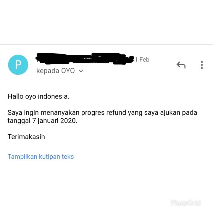 HARUS MENUNGGU PROSES REFUND OYO ROOMS HINGGA KIAMAT?