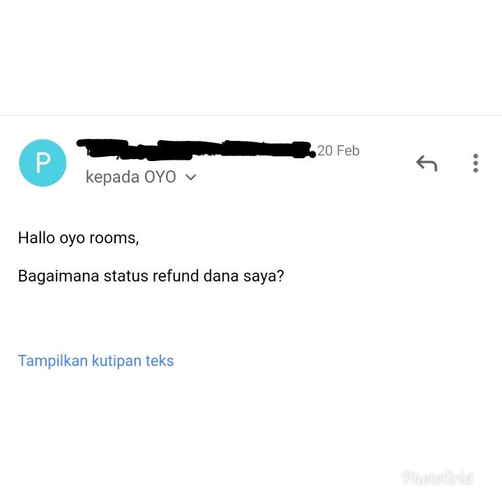 HARUS MENUNGGU PROSES REFUND OYO ROOMS HINGGA KIAMAT?