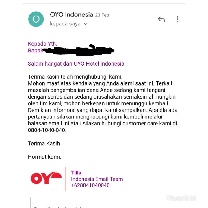 HARUS MENUNGGU PROSES REFUND OYO ROOMS HINGGA KIAMAT?