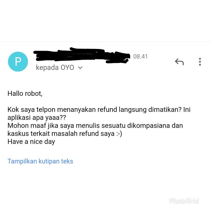 HARUS MENUNGGU PROSES REFUND OYO ROOMS HINGGA KIAMAT?