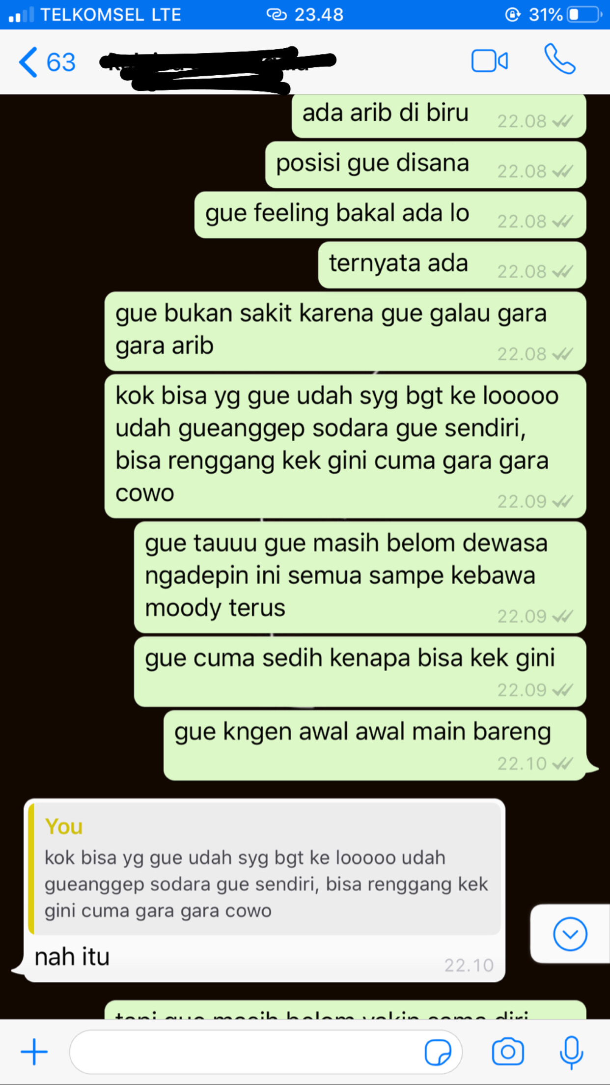 Cerita Tentang Yang Lalu Di Hari Ini Part 2sahabat Having Sex Sama Doi Gue Kaskus 1001