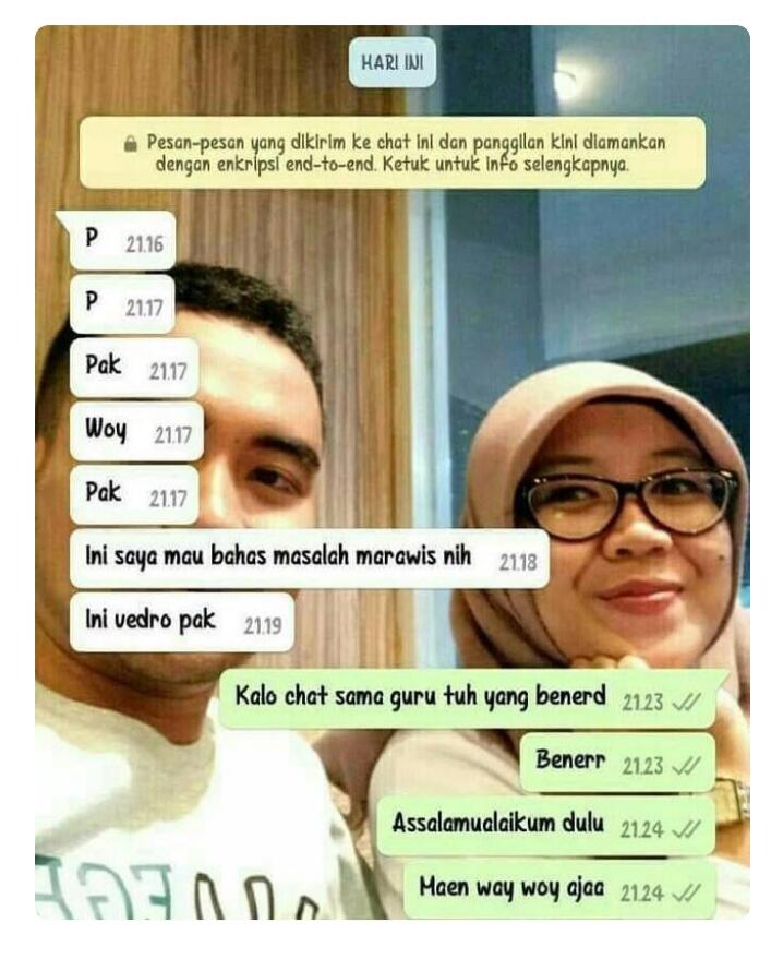 Chat Guru Dan Murid Bikin Ngakak!