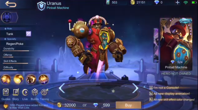 TOP 10 SKIN TANK YANG SPECIAL DARI GAME MOBILE LEGENDS