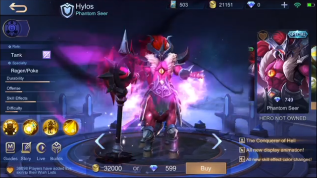 TOP 10 SKIN TANK YANG SPECIAL DARI GAME MOBILE LEGENDS