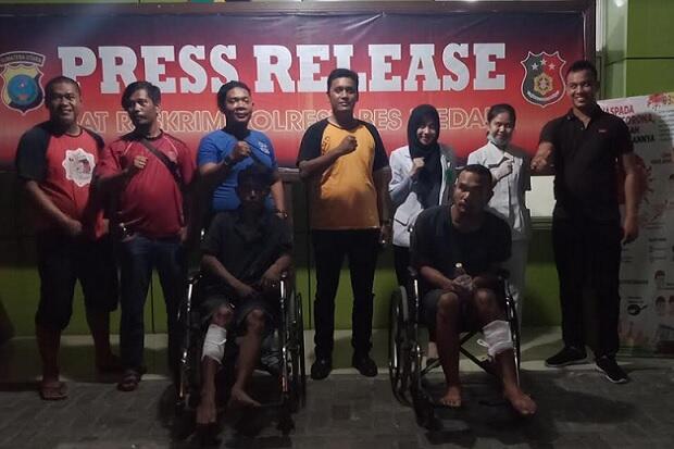 8 Pencuri dan Penadah Motor di Deli Serdang Diringkus, 2 Terpaksa Ditembak
