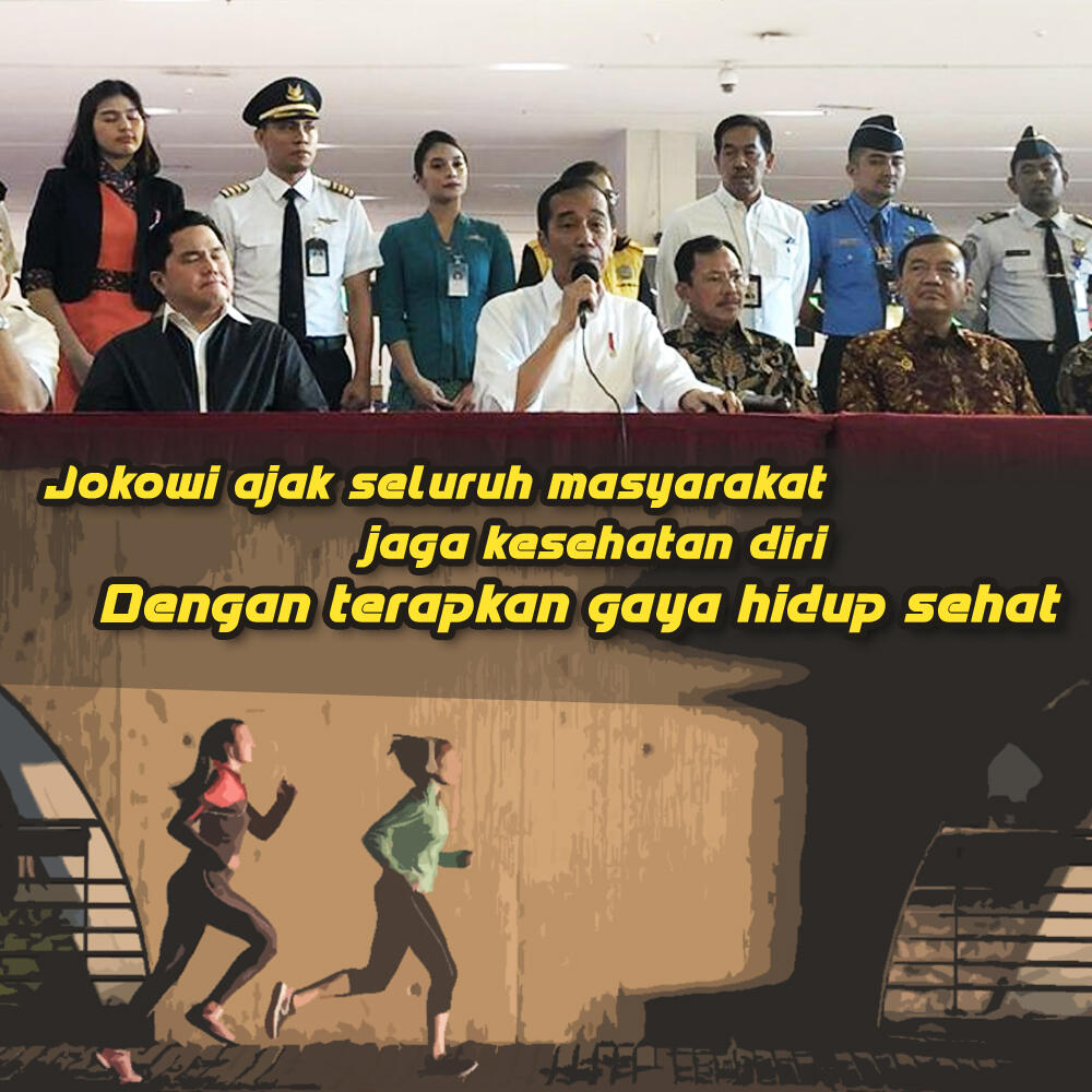 Jokowi Ajak Masyarakat Untuk Tetap Menjaga Kesehatan