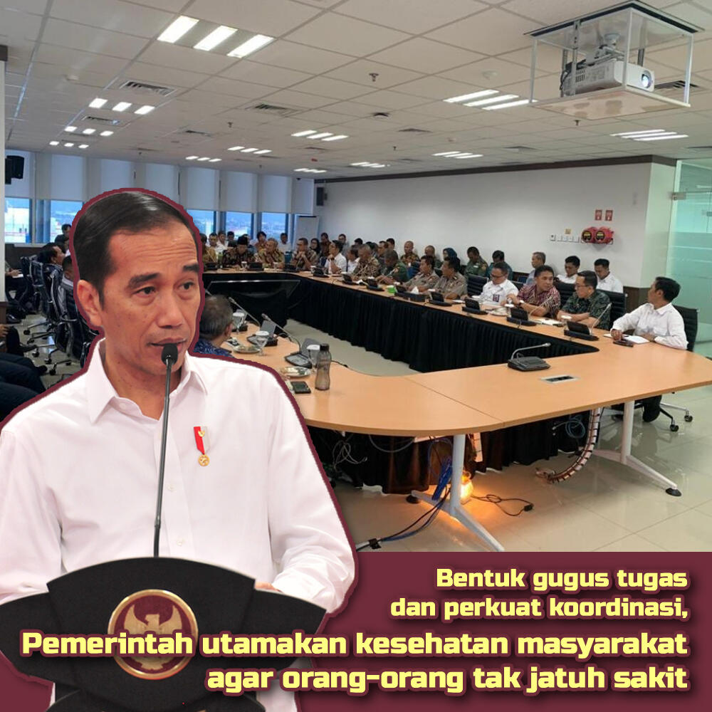 Jokowi Bentuk Gugus Tugas Untuk Penanganan COVID 19