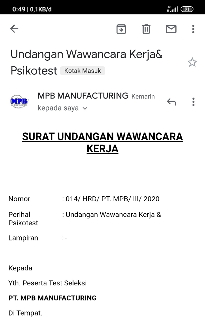 PT. MPB MANUFACTURING
