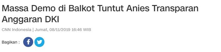 Kebijakan Blunder Transportasi Anies Berujung Amburadul