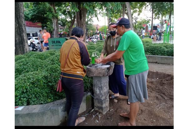Antisipasi Virus Corona, Pemkot Denpasar Bangun Wastafel di Ruang Publik