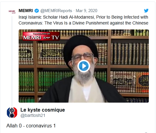 Islamic Scholar Says Coronavirus Is ‘Allah's Punishment', Ends Up Testing Positive