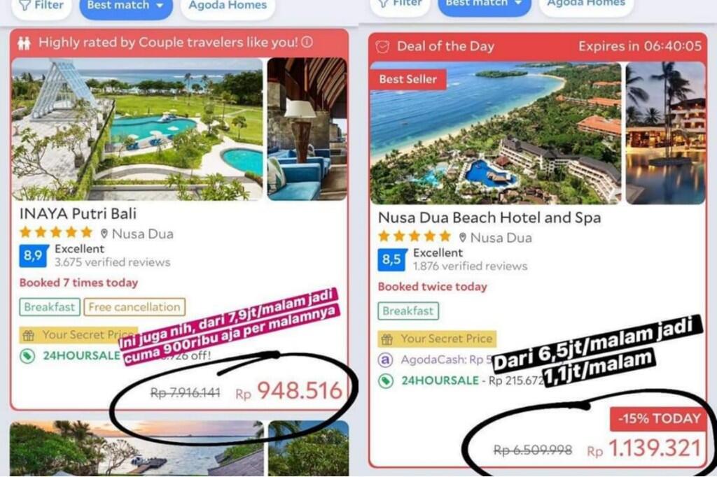 Hotel-hotel Bintang 5 di Bali Banting Harga, dari Rp 8 juta Jadi Rp 950 per Malam