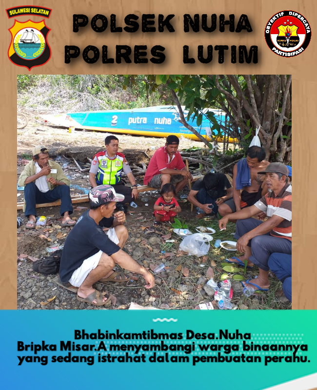 Sambangi Warga Binaannya,Bhabinkamtibmas Berikan Penyuluhan
