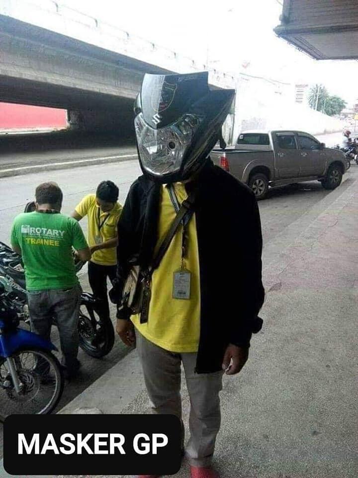 DERETAN MASKER UNIK ANTI VIRUS CORONA ALA Bikers +62 - YANG KE 5 BIKIN NGAKAK