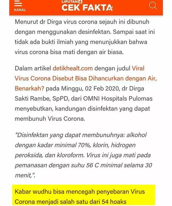 Dianjurkan untuk Cegah Virus Corona, Ini Sejarah Wudhu