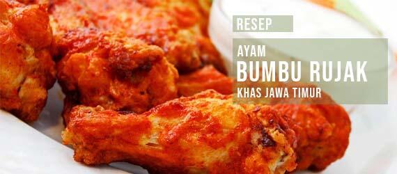 Resep Ayam Bumbu Rujak Khas Jawa Timur